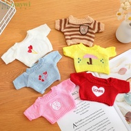 MAYWI Doll Sweater, Cardigan Yellow Duck Doll Clothes,  25/30cm Doll Plush Doll Letter Cotton Doll C