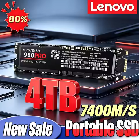Lenovo 980Pro/990Pro M2 SSD Solid State Drive 1TB,PCIe 4.0 NVMe, 7400MB/s suitable for laptops and P
