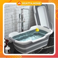 Folding Baby Bathtub - Portable Baby Bathtub - Newborn Baby Bathtub - 60x 40CM Baby Bathtub - ZD009