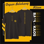 kaos RRQ NEW kecil gold lengan pendek pakaian pria tshirt dan kaos dalam