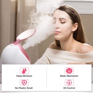 OKACHI Nano Mist Face Steamer - Warm Mist Spa Facial Steamer Sprayer with LED Makeup Mirror