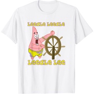HITAM PUTIH KATUN Mademark x SpongeBob SquarePants Boys Girls T-Shirt - Patrick Star - Leedle Leedle