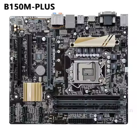 Desktop Motherboard For B150M-PLUS LGA 1151 DDR4 I3 I5 I7 CPU 64G Micro ATX board USB3.0 Mainboard