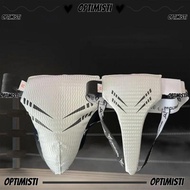 OPTIMISTI8E Groin Cup, Polyester Cloth PU Leather Groin Guard, Thickening Groin Protection Gear