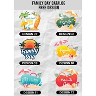 BAJU FAMILY DAY LENGAN PANJANG