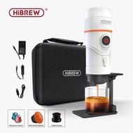 Hibrew Green&amp;White Portable Espresso Coffee Machine For Car &amp; Home Nespresso Dolce Gusto Ground Coffee Maker H4