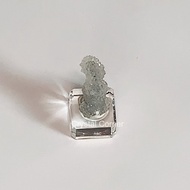 Crystal Corner 隅石丨印度鑽石綠底花型柱魚眼石265丨淨化丨療癒