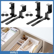 [Dolity1] 1 Pcs Punch- Keyboard Tray Computer Desk Storage Rack Mouse Holder Drawer Tray Desktop Sli