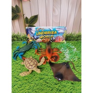 Undersea World Figures, 4 pieces
