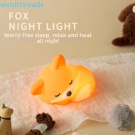 VIVIDTHREADS Little Cartoon Night Light, Touch Control 20min Timer Silicone Night Light, Squishy Tex
