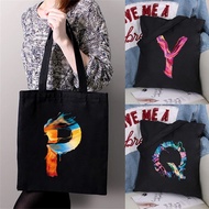 Shopper Shopping Bag Handbag Shoulder Bag Canvas Tote paint Series