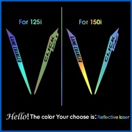 ┤ ➩ ⚠️ Honda Click 125i 150i Game Changer Front Fairings Sticker Decal for Motorcycle Fender v1 v2