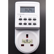 SUM 24 Hours Digital/Analog 3 Pin Plug In Timer (SIRIM CERTIFIED)  24 Hours Programmable