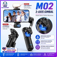M02 3-Axis Handheld Gimbal Stabilizer for Smartphone with Wireless Remote for iP Android Face Tracki