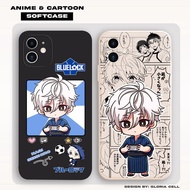 Case Samsung A05 A05S A14 A54 A13 A03S A04e A04 A12 A02S A52 A53 A32 A33 A10 M10 Blue Lock Nagi Seri