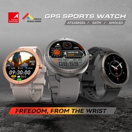 DM76 GPS Smartwatch 1.32 Inch AMOLED Display, Support for GLONASS, BDS, Galileo, NAVIC, QZSS; Barome