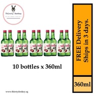 Jinro Chamisul Plum Soju (10 bottles X 360ml)