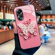 Ốp kính cho Oppo A58 4G - 100 mẫu Ốp điện thoại lưng kính cường lực cao cấp GenZ Shop Phụ Kiện