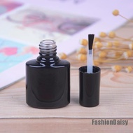 [FashionDaisy] 10ml Empty Nail Polish Bottle Black Glass With Agitator Mixing Balls Nail polish