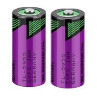 [SG] [2 Pieces] Tadiran TL-5955 3.6V AA 2/3 Lithium Thionyl Chloride (Li-SOCl2) Battery