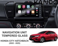 HONDA City Hatchback Head Unit Screen Infotainment Tempered Glass Protector HONDA City Hatchback Nav