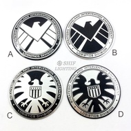 1 Aluminum Avengers SHIELD S.H.I.E.L.D Emblem Badge Sticker