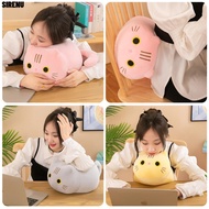 SIRENU Cat Pillow, Cute Cat Stuffed Animal Plush Cat Toy, Soft Gifts Home Decor Cute Cat Doll Home