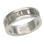 Tiffany Atlas 戒指，925 純銀，約 5.9 克 [二手]
