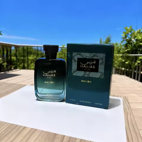 Hawas Malibu Men's EDP Spray 3.38 Oz Edp Spray Perfume Fragrance for Men
