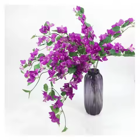 Home Dedcor Artificial Flower Wedding Party Decorations 1PC Artificial Red Bougainvillea