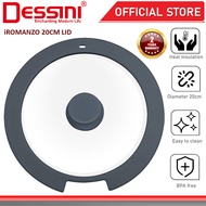 DESSINI ITALY SGL-18 18CM SGL-20 20CM SGL-26 26CM Silicone Tempered Glass Lid Cover Casserole Pot Fr