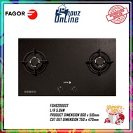 [STOCK CLEARANCE] FAGOR TEMPERED GLASS HOB FGH92000ST F.O.C FREE GIFT