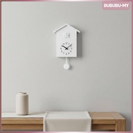 [BububuMY] Cuckoo Wall Clock House Shape Analog Clock with Hourly Chime Designer Wall Decor for Home
