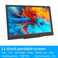 MUCAI 11.6 Inch Portable Monitor 16:9 60Hz Game Screen 45% NTSC 250Cd/m ² Laptop Mac Xbox PS4/5 Swit