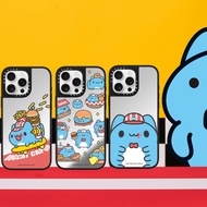 CASETiY Bugcat Capoo Magnetic Phone Case For iPhone 16 16Pro 11 12 13 14 15 Plus Pro Max Hard Mirror