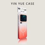 vivo x200 casing casing vivo x200 pro Gradient Orange Suitable for vivoX300 Phone Case New Style X30