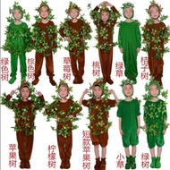 Big Tree Small Tree Small Grass Plant Fashion Show Costume Apple Tree Orange Tree Peach