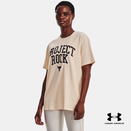 Under Armour เสื้อยืด Project Rock Heavyweight Campus สำหรับผู้หญิง