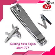 2-in-1 Stainless Steel Nail Clippers 777 / Brand Nail Cutter 777