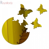 Modern and Sleek Butterfly Mirror Acrylic Wall Sticker for Wall Decoration