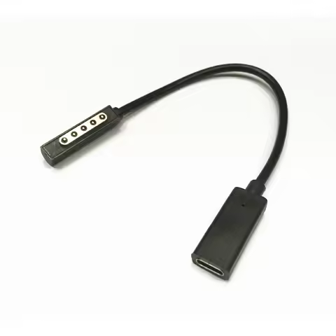 Surface Pro Power Cord USB-C Female Surface Charger Cable Power Cable for Microsoft Surface Pro 2 /
