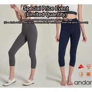 [ANDAR]AIR Cooling Genie Signature Capri Leggings (2 COLOR) Women Clothes korea style Work out clothes Andar Yoga Sports wear Pilates Gym fitness wear