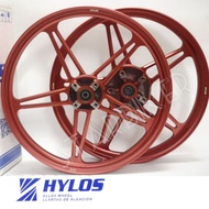 Y15/Y15ZR/Y16 HYLOS ENKEI FG510 CLEAR STOCK 1.60/1.60-17 MATT RED