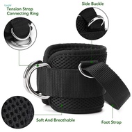 1Fitness Equipment D Adjustable Unisex Ankle Strap with Loop Suitable for Rope Training Machine