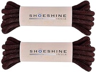 Shoe Lace Round Boot Lace 4mm Thick Shoelaces for shoes and boots - 3 Pairs Shoelace, Dark Brown, 90
