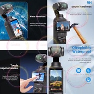 大疆 DJI Osmo Pocket 3 螢幕保護貼 Osmo Pocket 3 鏡頭保護膜帶強化玻璃液晶顯示膜超高清9H 硬度防刮DJI Osmo Pocket 3 Screen Protector, Osmo Pocket 3 Lens Protector with Tempered Glass LCD Display Film, Ultra HD, 9H Hardness, Scratch Resistant