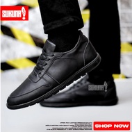 HITAM Men's Black Formal Work Oxford Shoes - MUGEN
