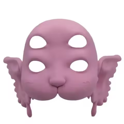 Game Character 3D Printed Crying Baby Mask Latex DIY Melanies Martinezs Mask Pink MASK Party Accesso