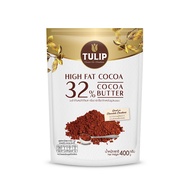 🍃 TULIP COCOA POWDER AND COCOA MASS 400 G. 🍂 ทิวลิป ผงโกโก้ผสมโกโก้แมส 400 กรัม