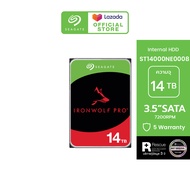 SEAGATE IRONWOLF PRO NAS HDD  ST14000NE0008 / 14TB / 3.5" / 7200RPM / C/256MB / SATA 6GB/s (ฮาร์ดดิส